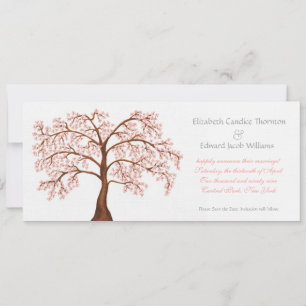 Save the Date Kirschblüten-Kirschblüte-Mitteilung Einladung