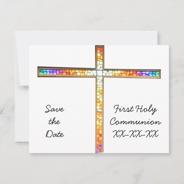 Save the Date - Kommunion - Einladung (Vorderseite)