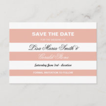 Save the Date Korallenhochzeit und weiße, elegante