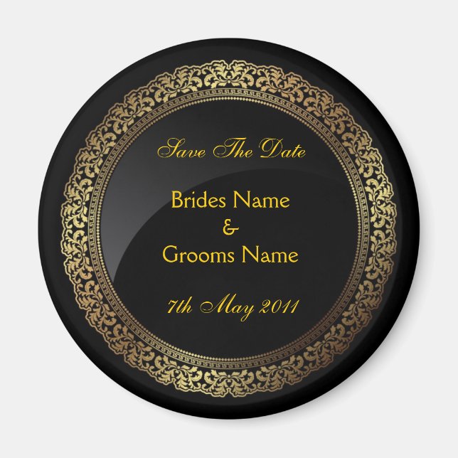 Save the Date Kühlschrankmagnet Magnet (Vorne)