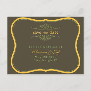 Save the Date kundengerecht Ankündigungspostkarte