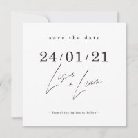 SAVE THE DATE kundenspezifisches Design für Lisa +