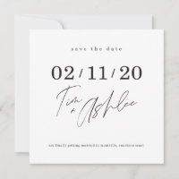 SAVE THE DATE kundenspezifisches Design für Tim +