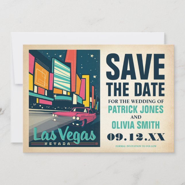 Save The Date | Las Vegas, NV (Vorderseite)