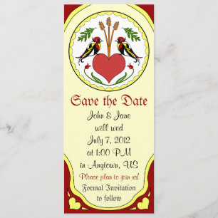 Save the Date, leicht - Happy Relationship Hex Date