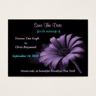 Save the Date Lila Gray Daisy I