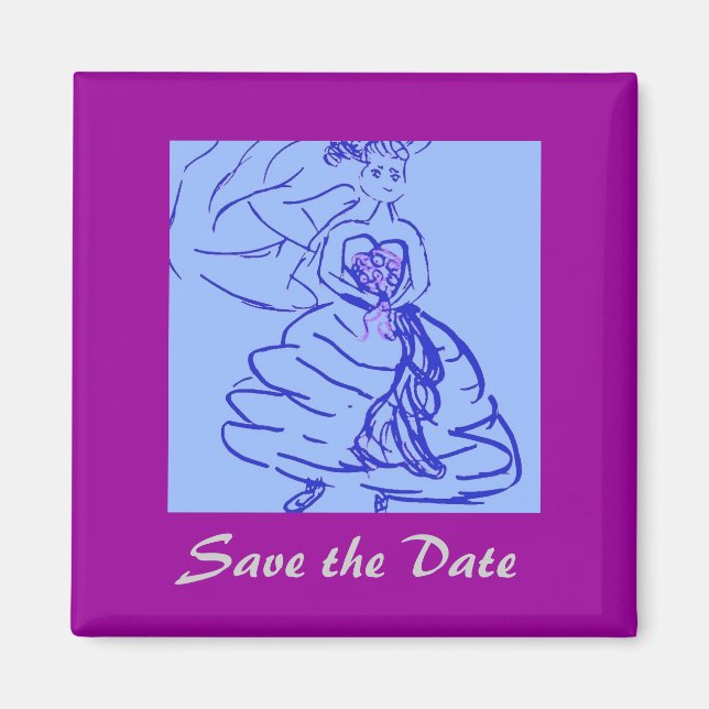 Save the Date Magnet (Vorne)