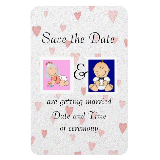 Save The Date Magnet (Vertikal)