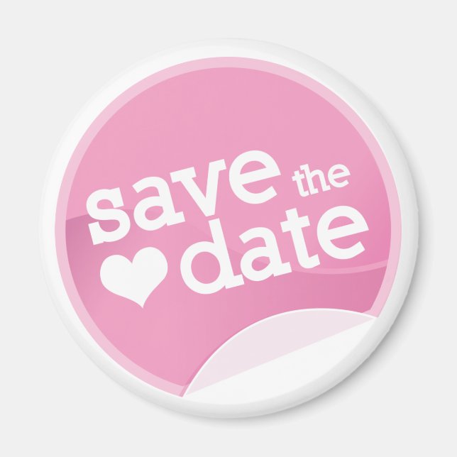 Save the Date Magnet (Vorne)