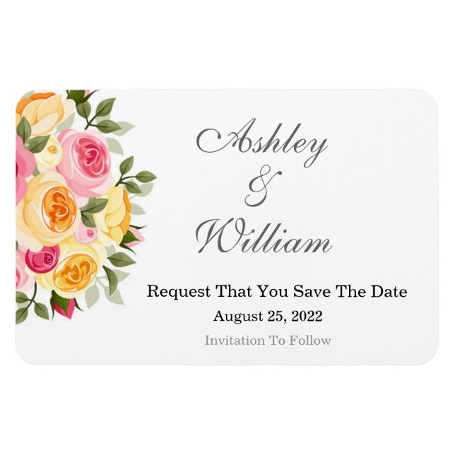 Save The Date Magnet (Horizontal)