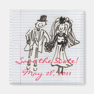 Save The Date! Magnet