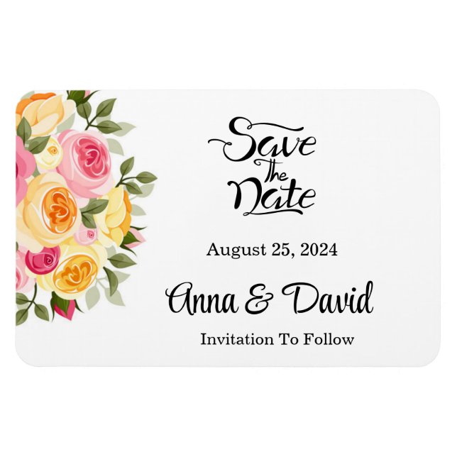 Save The Date Magnet (Horizontal)
