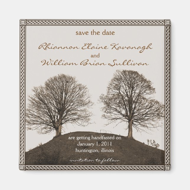 Save the Date Magnet (Vorne)