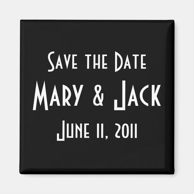 Save the Date Magnet (Vorne)