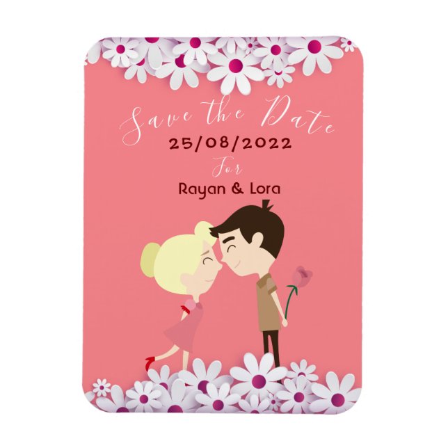 Save the Date Magnet (Vertikal)