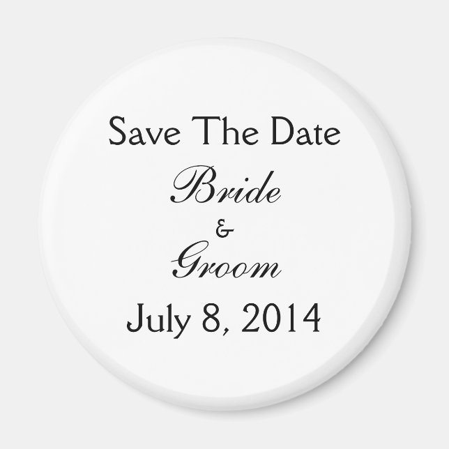 Save The Date Magnet (Vorne)