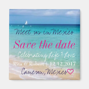 Save the Date Magnet für Paare in der Liebe
