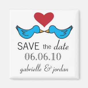 Save the Date MagnetLovebirds Magnet