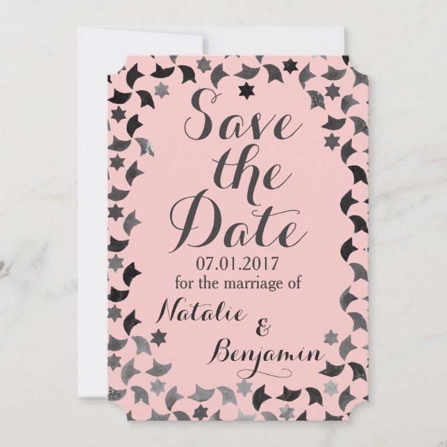 Save the Date Mailer | Mosaikvorlage (Vorderseite)