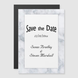 Save the Date Marble Magneteinladung