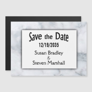 Save the Date Marble Magneteinladung