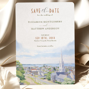 Save the Date Martha's Vineyard, Massachusetts Einladung