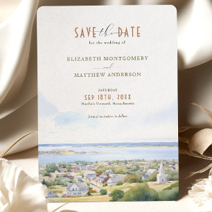 Save the Date Martha's Vineyard, Massachusetts Einladung
