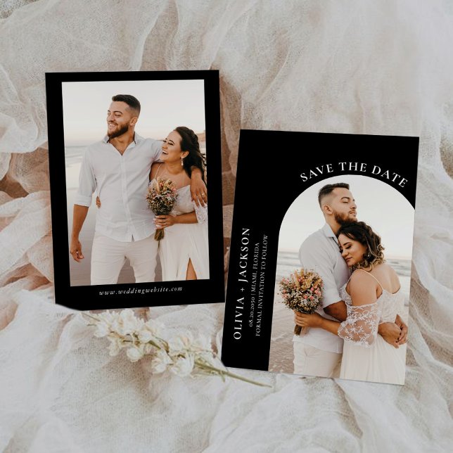 Save the Date Minimalistisch mit Fotokarte (Von Creator hochgeladen)