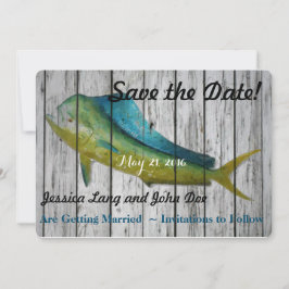 Save the Date mit einem Mahi Mahi Einladung