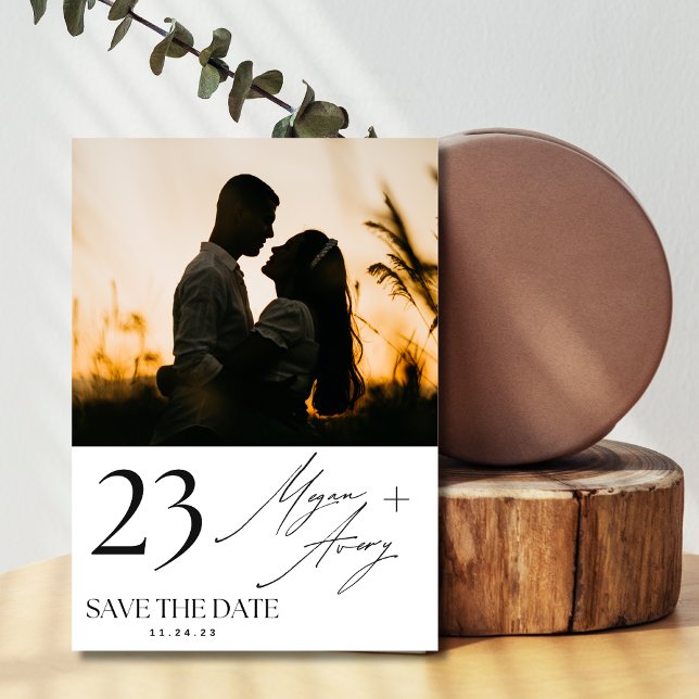 Save the Date mit Foto Save the Date Einladung (Von Creator hochgeladen)