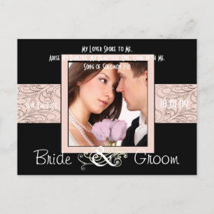 Save the Date mit Ihrem Foto Ankündigungspostkarte