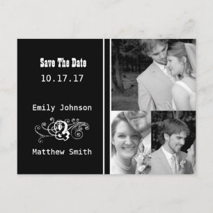 Save the Date mit Ihrem Foto Ankündigungspostkarte