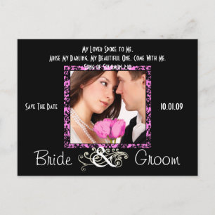 Save the Date mit Ihrem Foto Ankündigungspostkarte