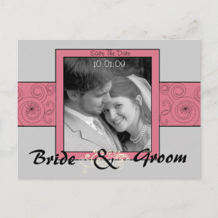 Save the Date mit Ihrem Foto Ankündigungspostkarte