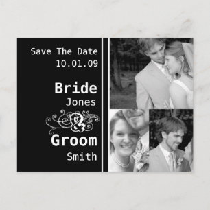 Save the Date mit Ihrem Foto Ankündigungspostkarte