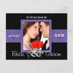 Save the Date mit Ihrem Foto Ankündigungspostkarte