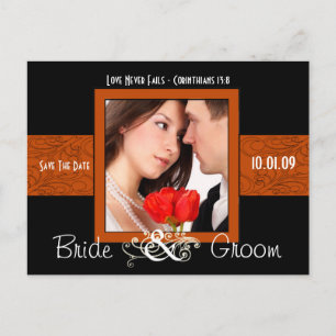 Save the Date mit Ihrem Foto Ankündigungspostkarte