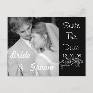 Save the Date mit Ihren Fotos Ankündigungspostkarte