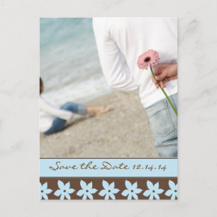 Save the Date mit Ihren Fotos Ankündigungspostkarte