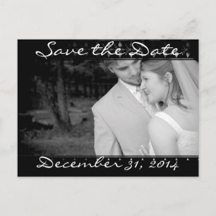 Save the Date mit Ihren Fotos Ankündigungspostkarte