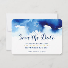 SAVE THE DATE MITZVAH DANKESKARTE