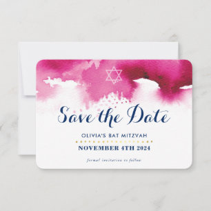 SAVE THE DATE MITZVAH DANKESKARTE