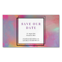 Save the Date: modern, Pastell, klar