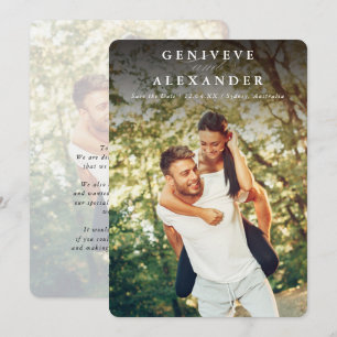 Save the Date moderne Fotos Einladung