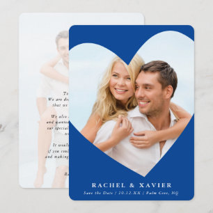 Save the Date modernes Foto Einladung