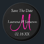 Save the Date Monogram Magnet<br><div class="desc">Besuchen Sie ArtisticPostage. Diese Save The Date Magnete Vorlagen können einfach vom glücklichen Paar angepasst oder personalisiert werden. Zu den Personalisierungs- und Anpassungsoptionen zählen Fotos,  Bilder,  Monogramme oder Monogramme und/oder die Namen der Braut und des Bräutigams.</div>