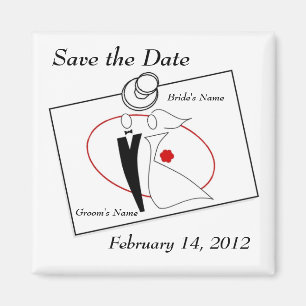 Save the Date nach dem Ende Magnet