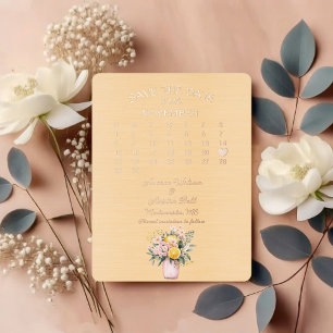 Save the Date November 2026 Hochzeit Folieneinladung