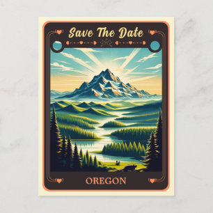Save The Date Oregon Einladung Postkarte