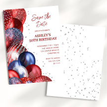 Save the Date Patriotic 50. Geburtstag